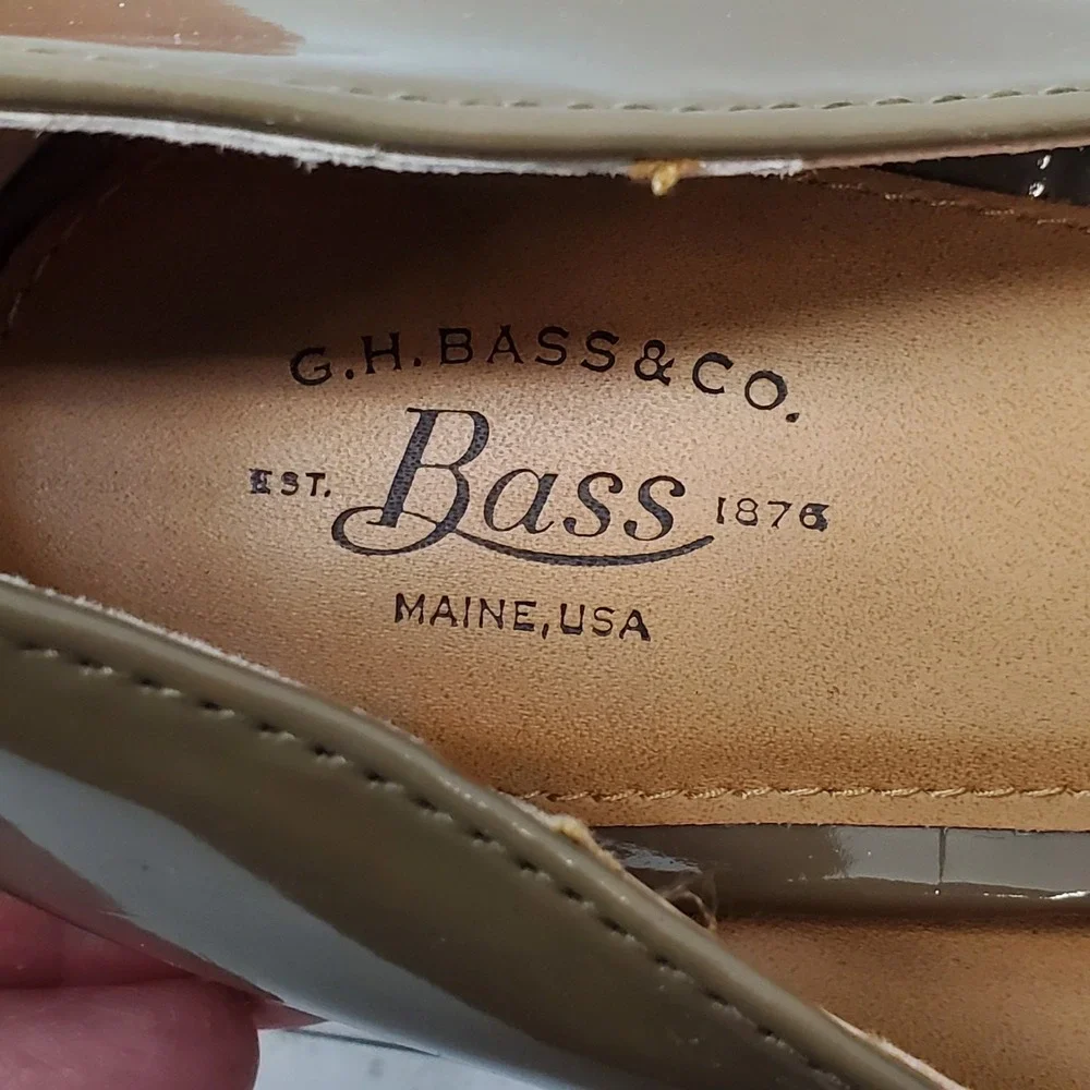 New G.H. Bass Pacey Nude Tan Faux Snakeskin Toe Heel Pumps 7M Grandma‎ Core